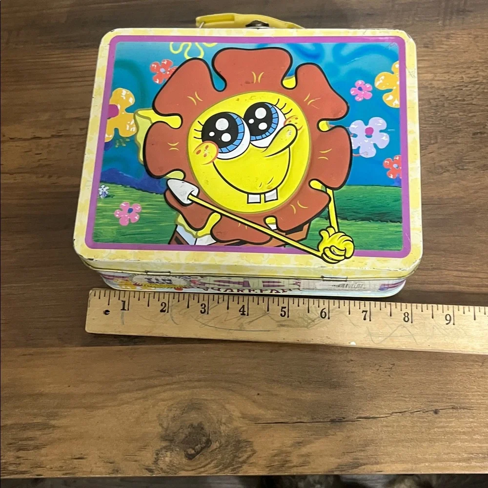 SpongeBob SquarePants Metal Lunchbox Tin 2007